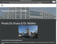 Tablet Screenshot of kranz-walker.de